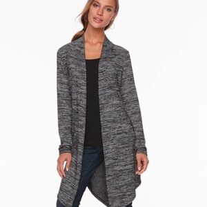 Apt. 9 Charcoal Women's Open Front Cardigan